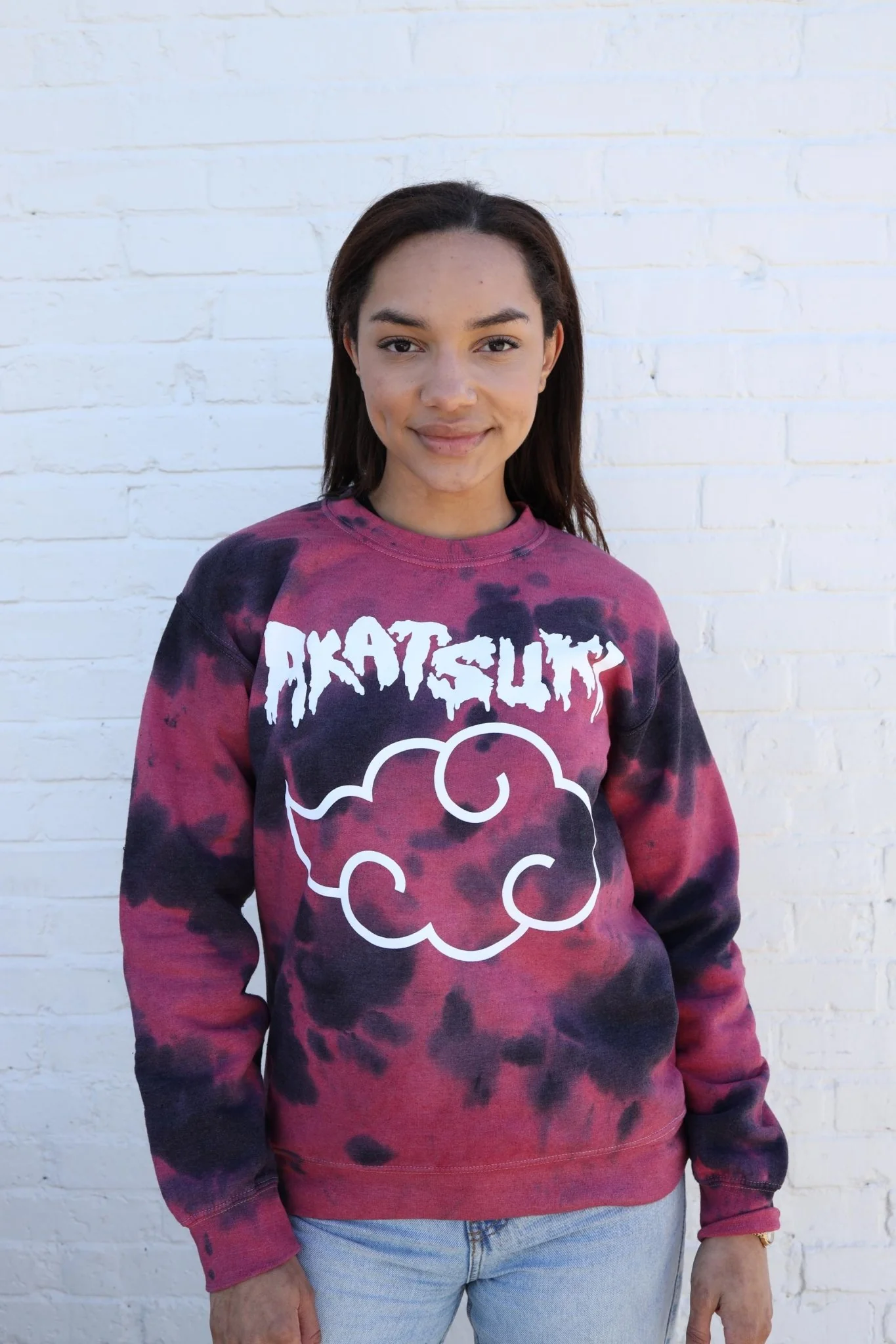 Naruto Shippuden Akatsuki Cloud Drip Licensed Adult Sweatshirt - Image 2