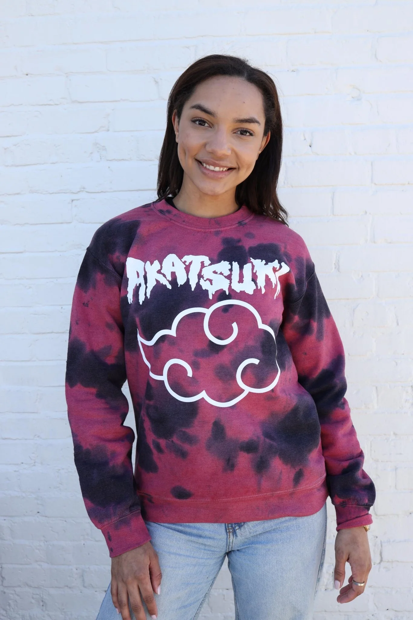 Naruto Shippuden Akatsuki Cloud Drip Licensed Adult Sweatshirt - Image 3