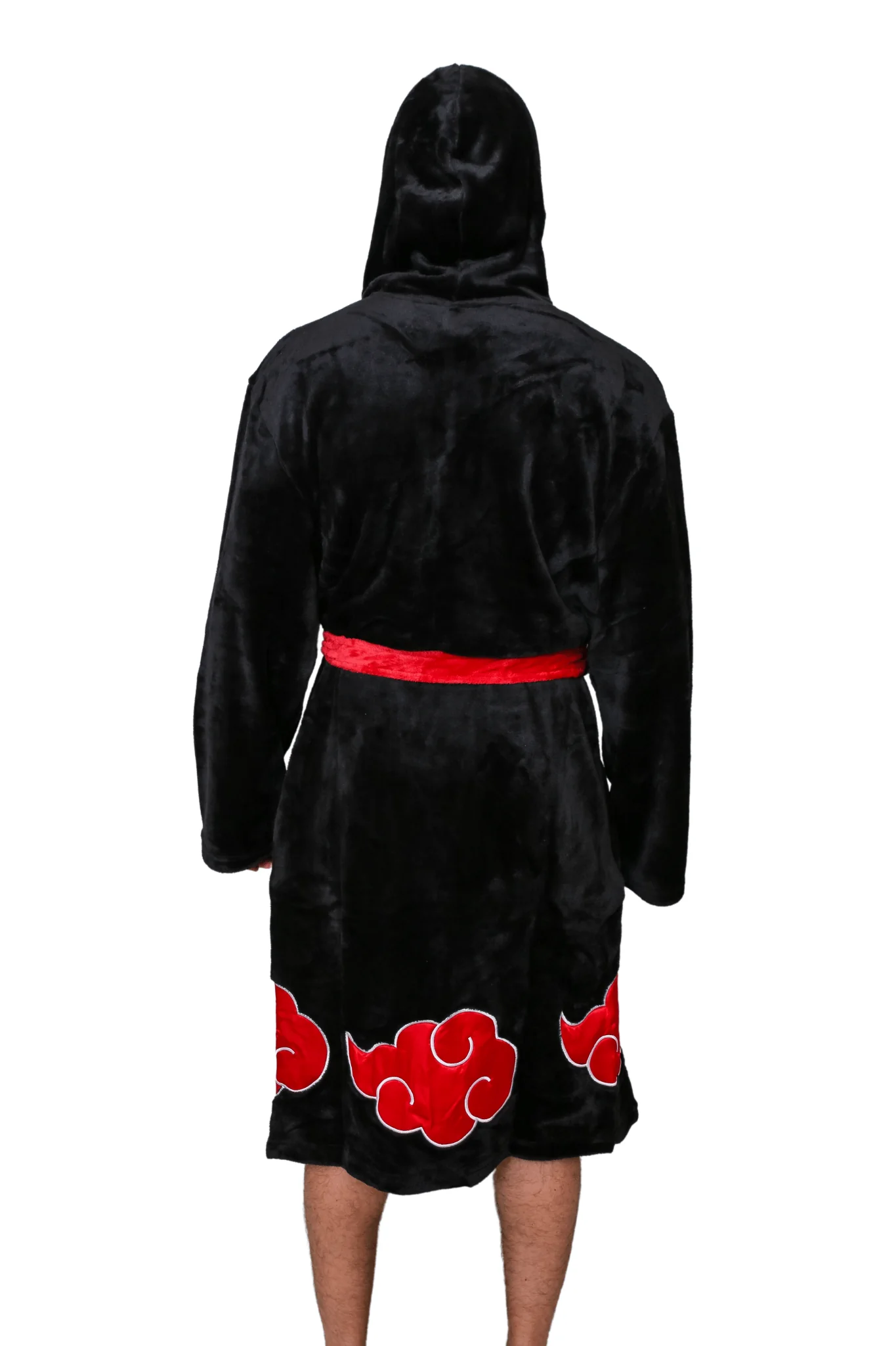 Naruto Shippuden Akatsuki Costume Bath Robe Fleece Anime Bathrobe - Image 2