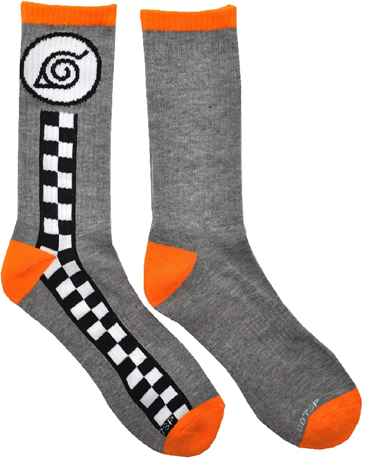 Naruto Shippuden Hidden Leaf Village Anime Athletic Crew Socks - Image 2