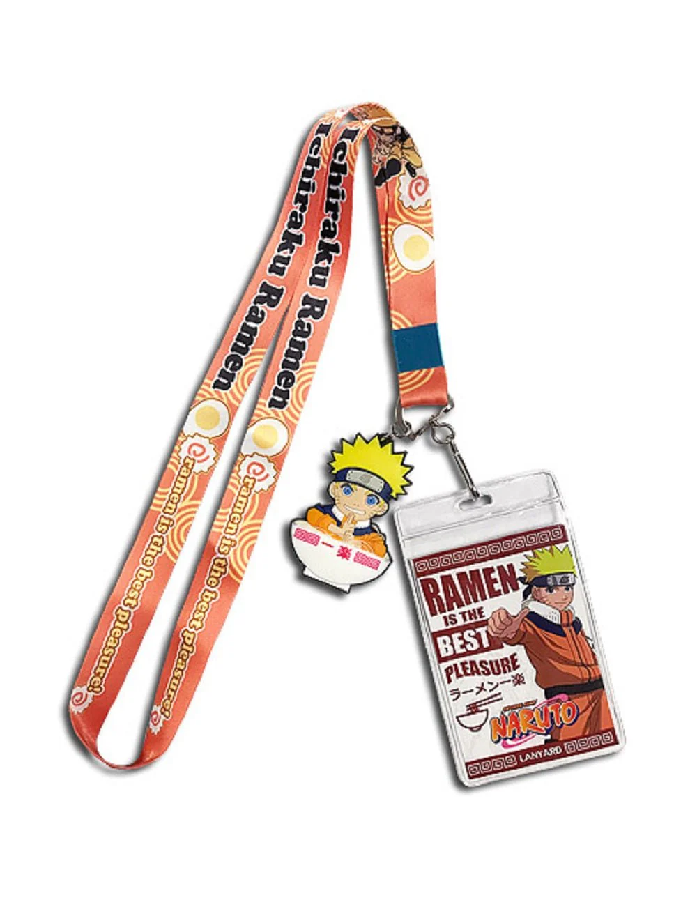 Naruto Shippuden Ichiraku Ramen Anime Lanyard Neck Strap Id Holder - Image 1