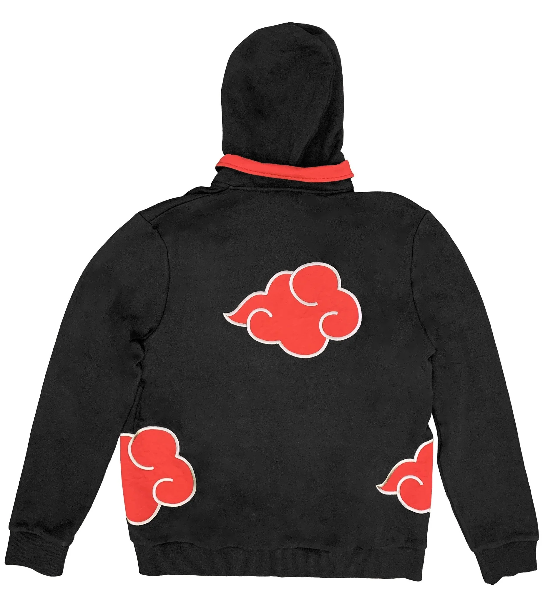 Naruto Shippuden Itachi Akatsuki Hidden Leaf Symbol Cosplay Hoodie With Headband - Image 2