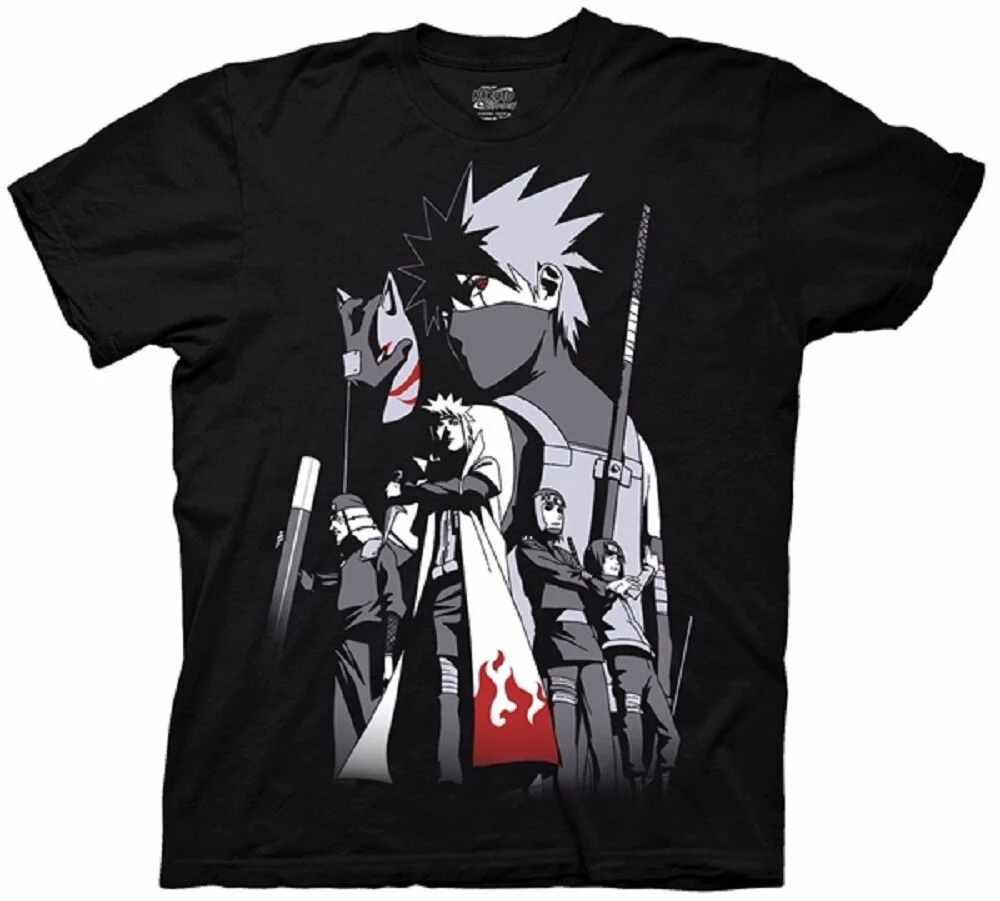 Naruto Shippuden Kakashi Story Anime Adult T-Shirt - Image 1