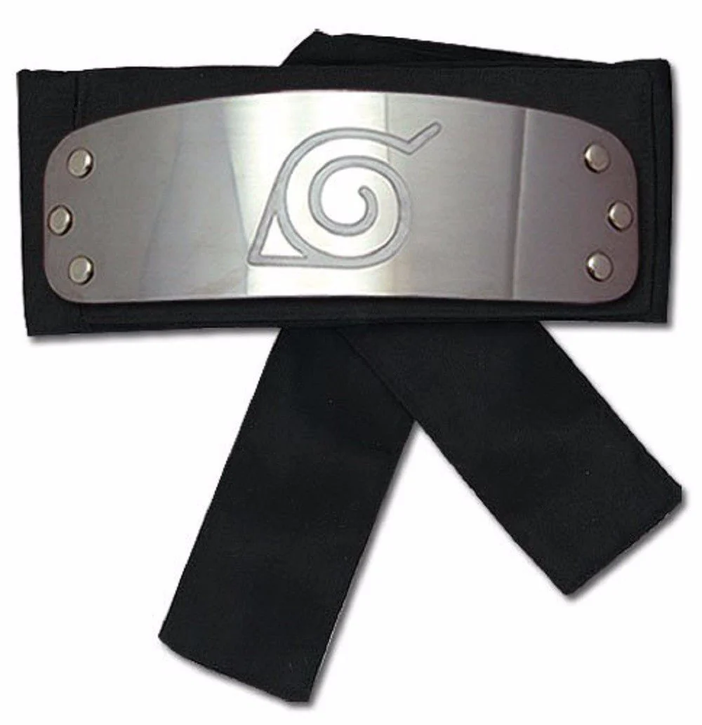 Naruto Shippuden Leaf Village Logo Headband Anime Ninja Bandana - Image 1