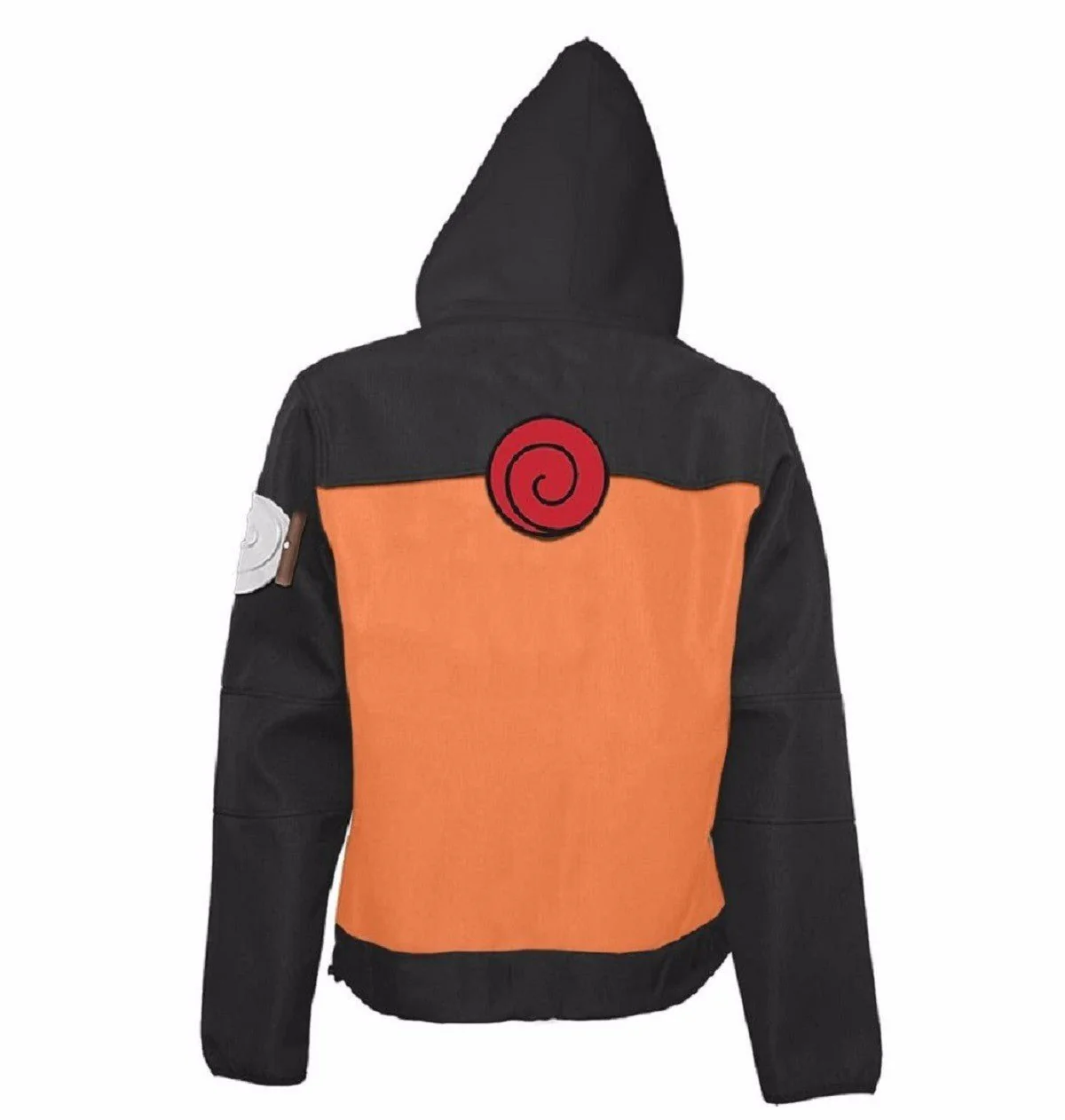 Naruto Shippuden Naruto Costume Adult Zip Up Hoodie - Image 3
