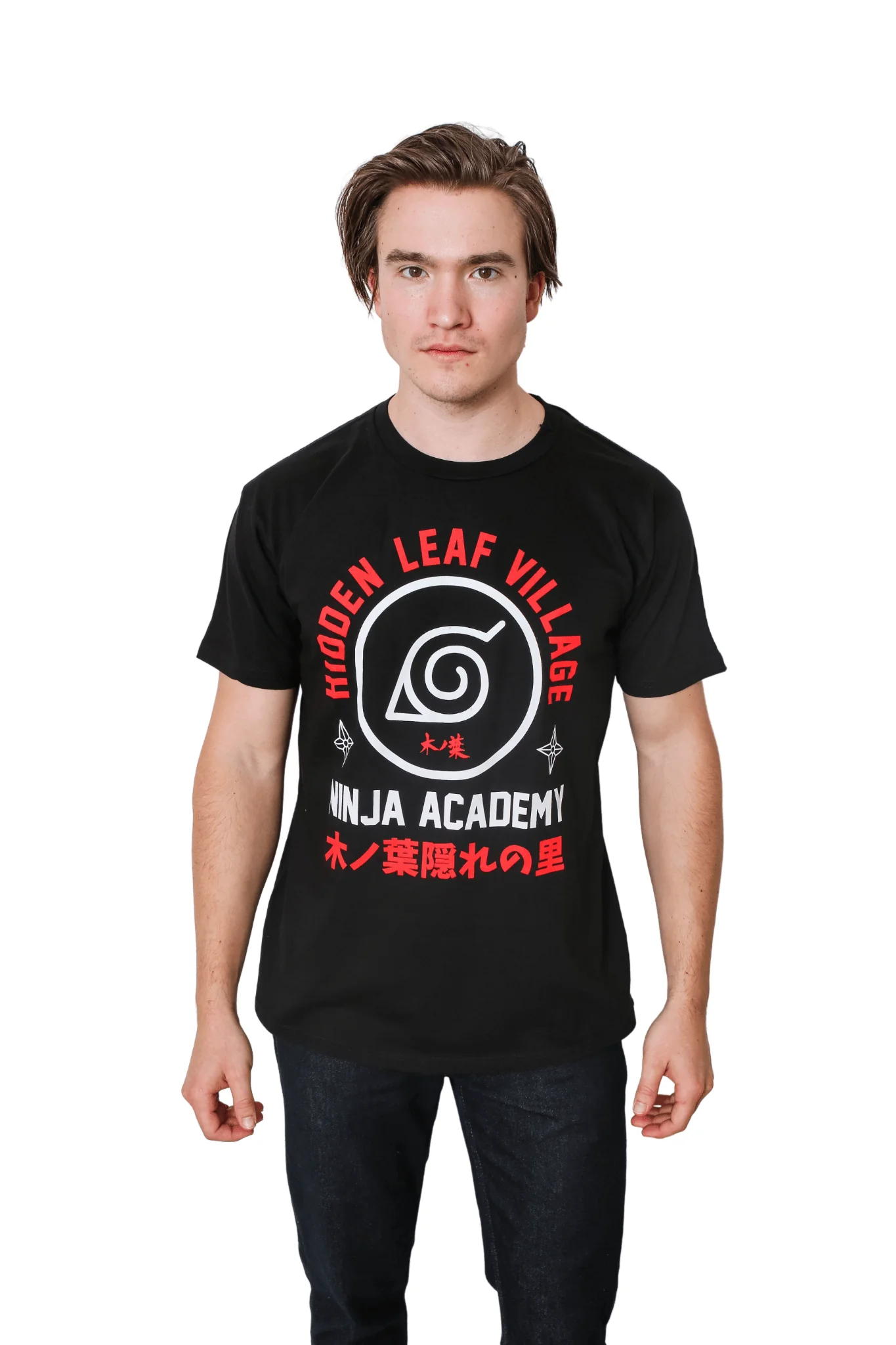 Naruto Shippuden - Ninja Academy Adult T Shirt - Image 1