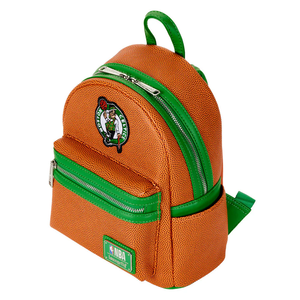 Loungefly NBA Boston Celtics Basketball Logo Mini Backpack - Image 3