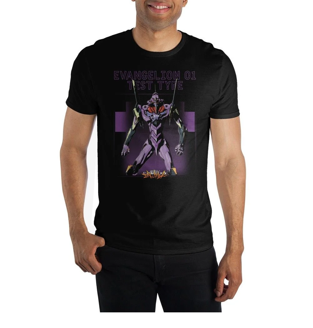 Neon Genesis Evangelion 01 Anime Adult T Shirt - Image 1