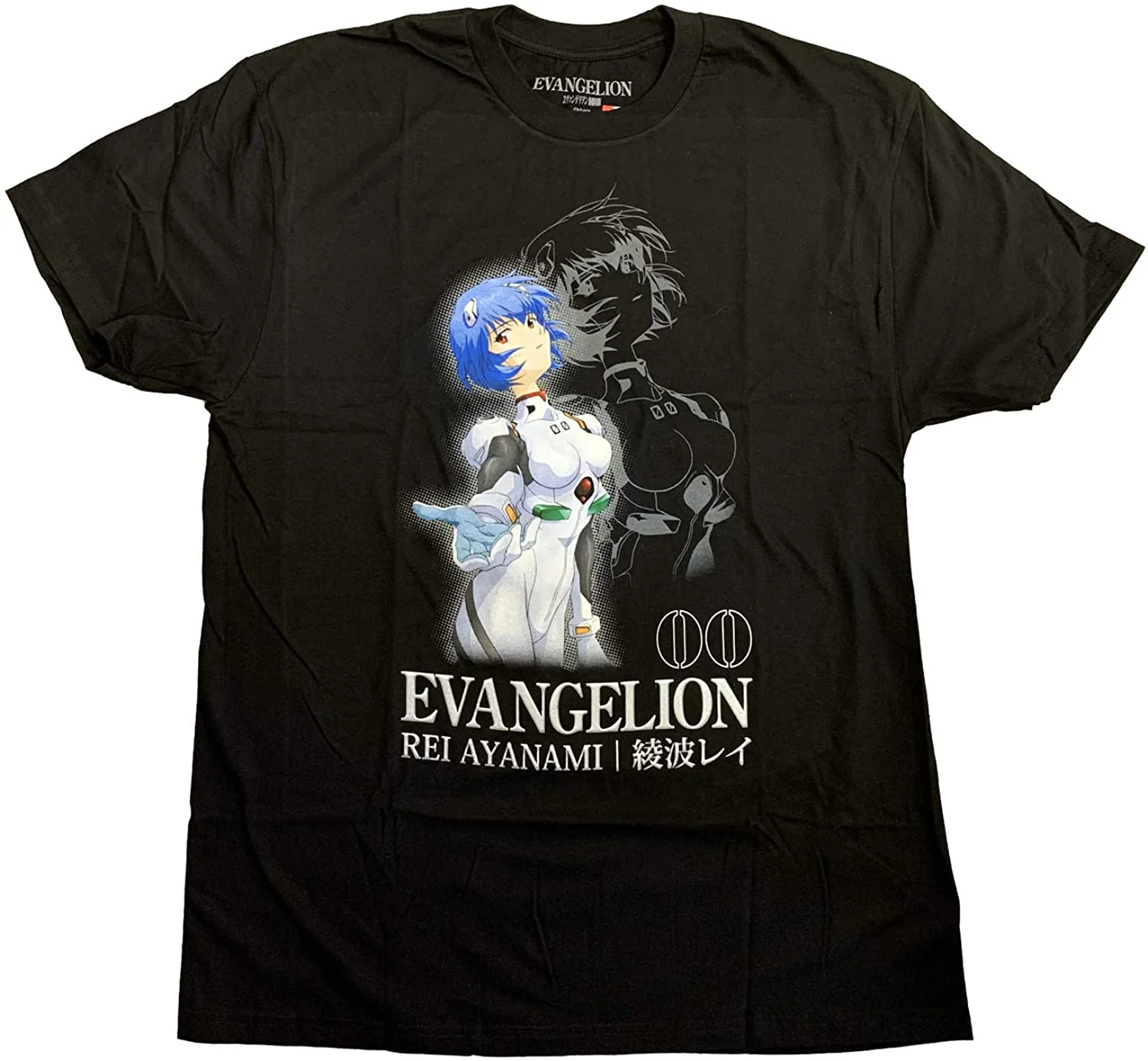 Neon Genesis Evangelion Rei Ayanami Adult T Shirt - Image 1