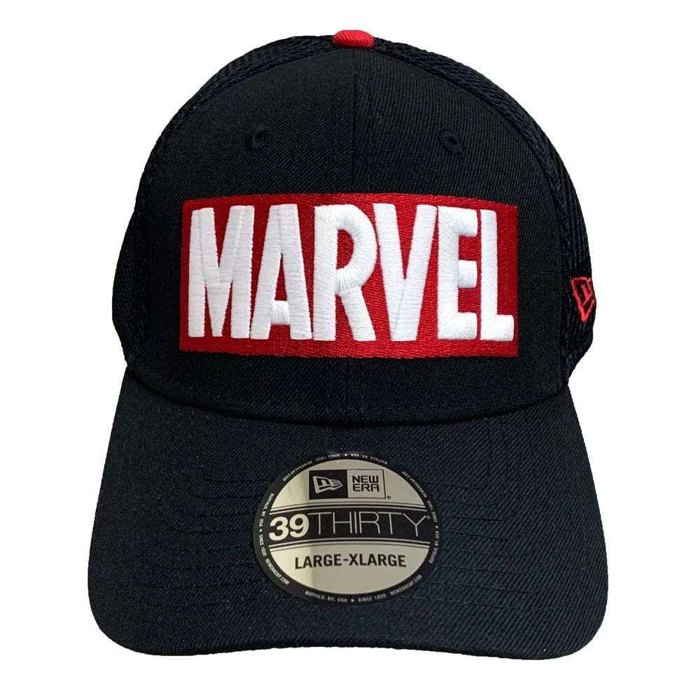 New Era 39THIRTY Fitted Hat Marvel Neo Logo 80th Size L/XL - Image 1