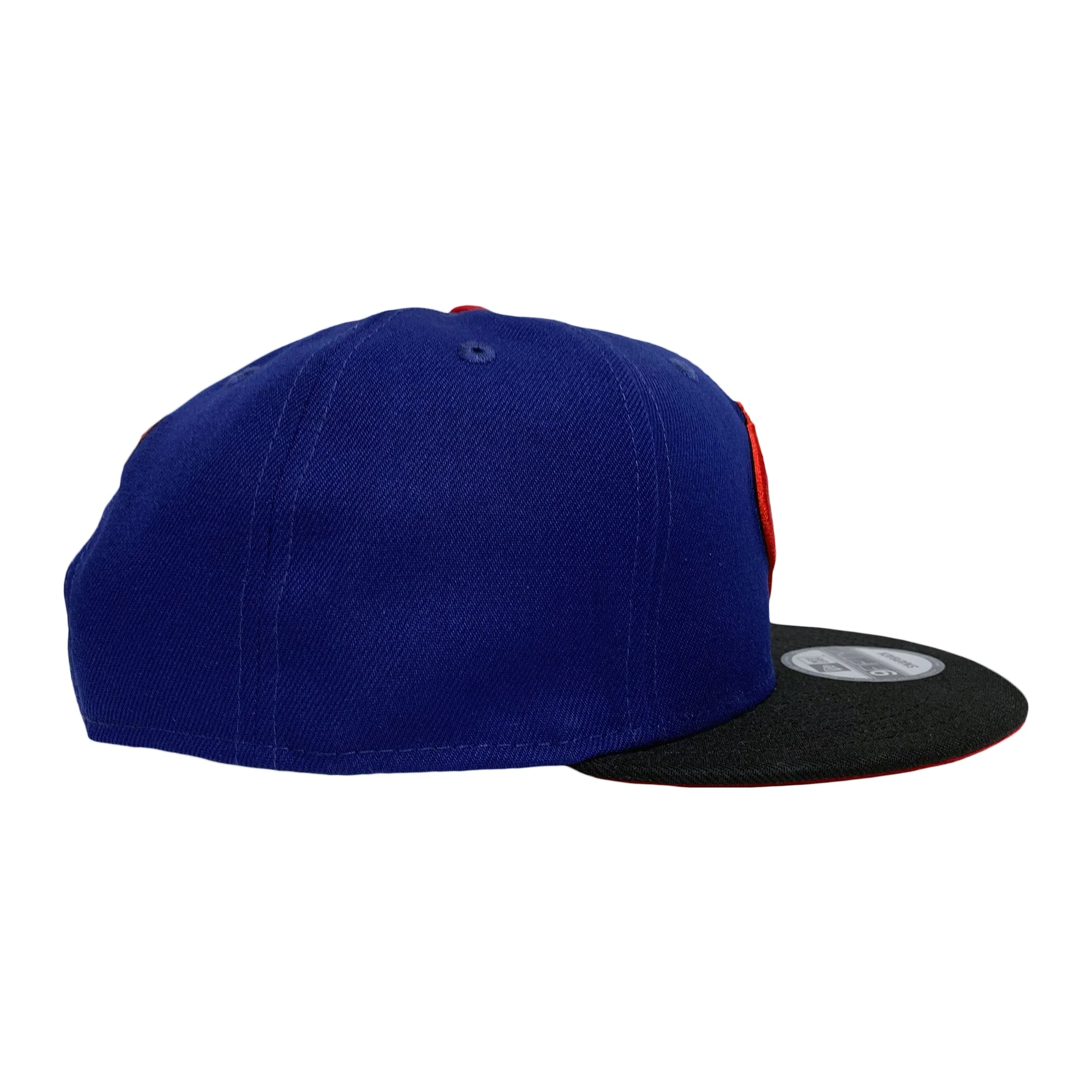 New Era 9FIFTY G.I. Joe Cobra Logo Snapback Hat Cap Royal Black Red - Image 2