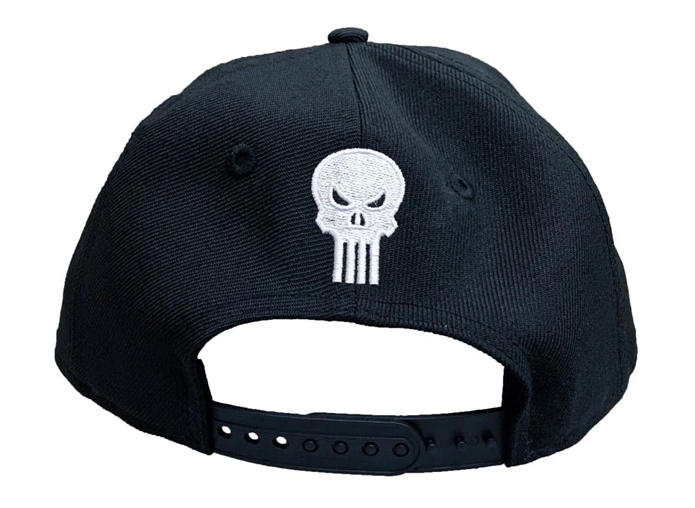 New Era 9FIFTY Snapback Hat Marvel Punisher Skull Logo Cap - Image 2