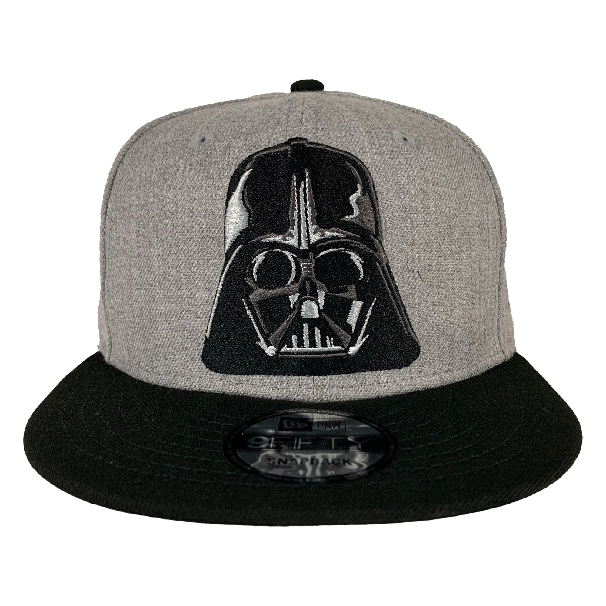 New Era 9FIFTY Star Wars Darth Vader Heather Grey Black Snapback Hat Cap One Size - Image 1