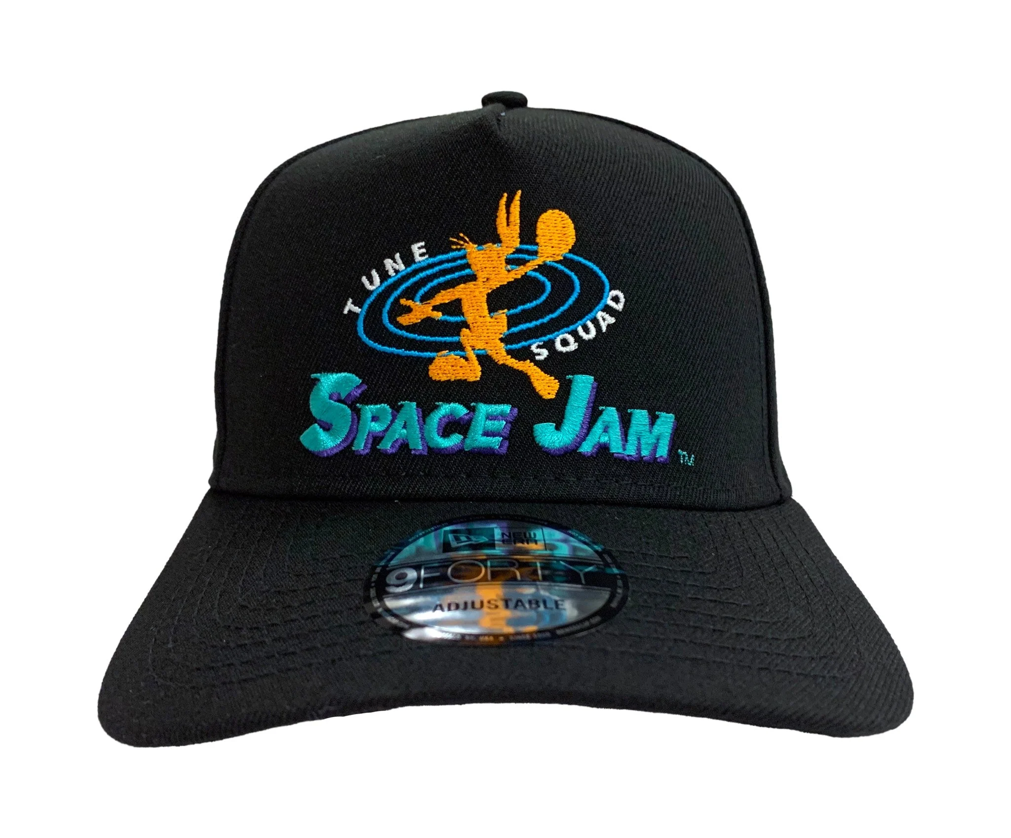 New Era 9Forty Space Jam 2 Tune Squad Black Snapback Hat Cap - Image 1