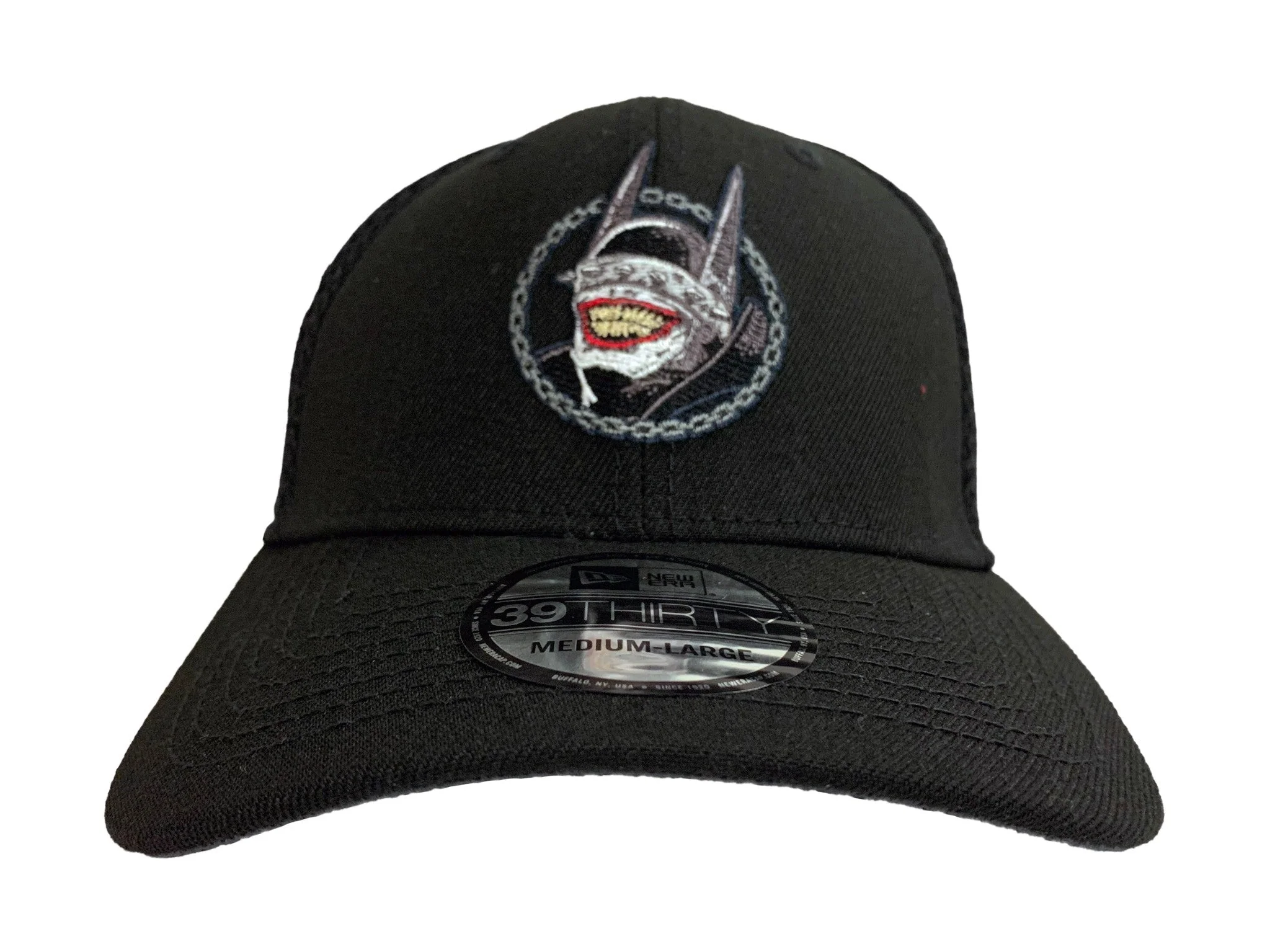 New Era Batman Neo Bat Who Laughs 39Thirty Fitted Hat Cap Small/Medium - Image 1