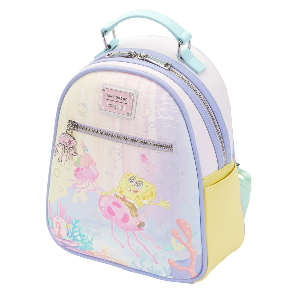 Loungefly SpongeBob SquarePants Jelly Fishing Mini Backpack - Image 3