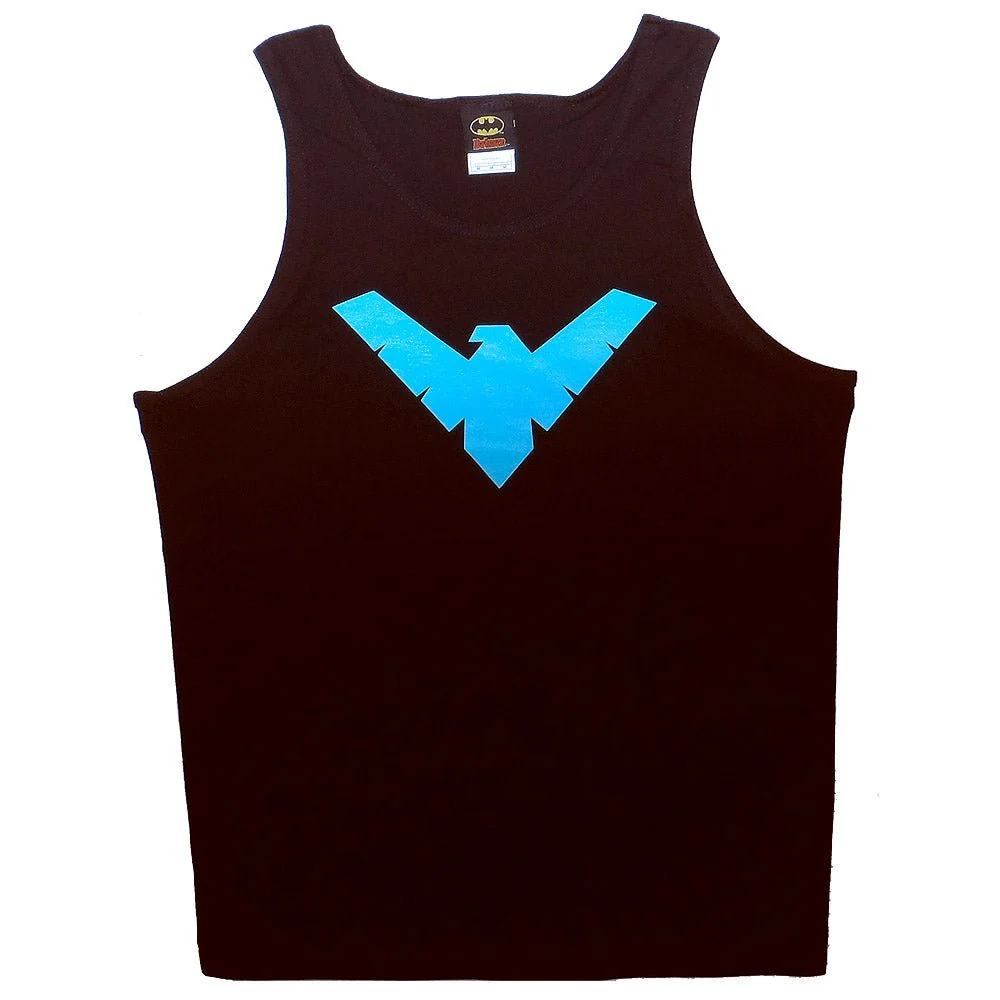 Nightwing Symbol Batman DC Comics Adult Tank Top - Image 2