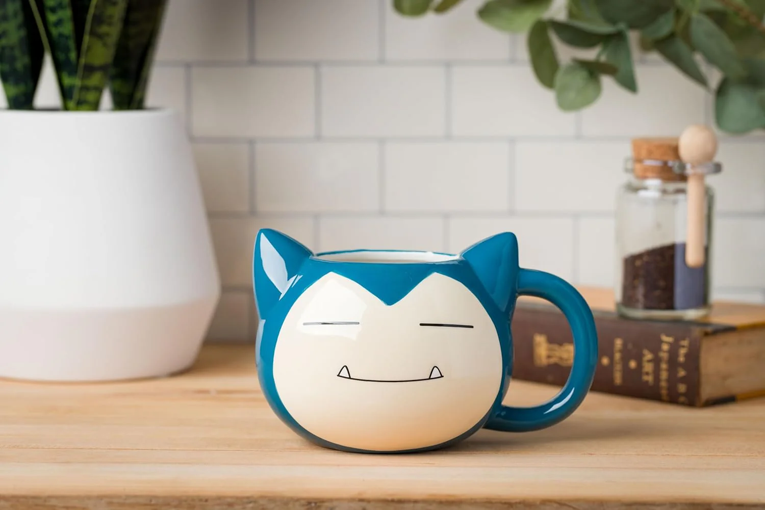 Nintendo Pokemon Snorlax Face Ceramic 3D Sculpted Mug 20 Ounces - Image 2