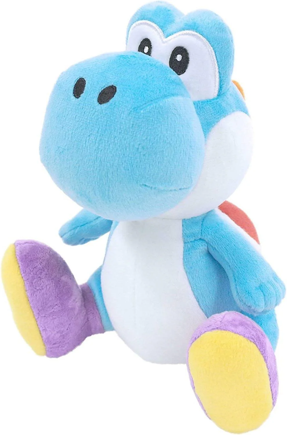 Nintendo Super Mario All Star Collection Light Blue Yoshi Plush - Image 1