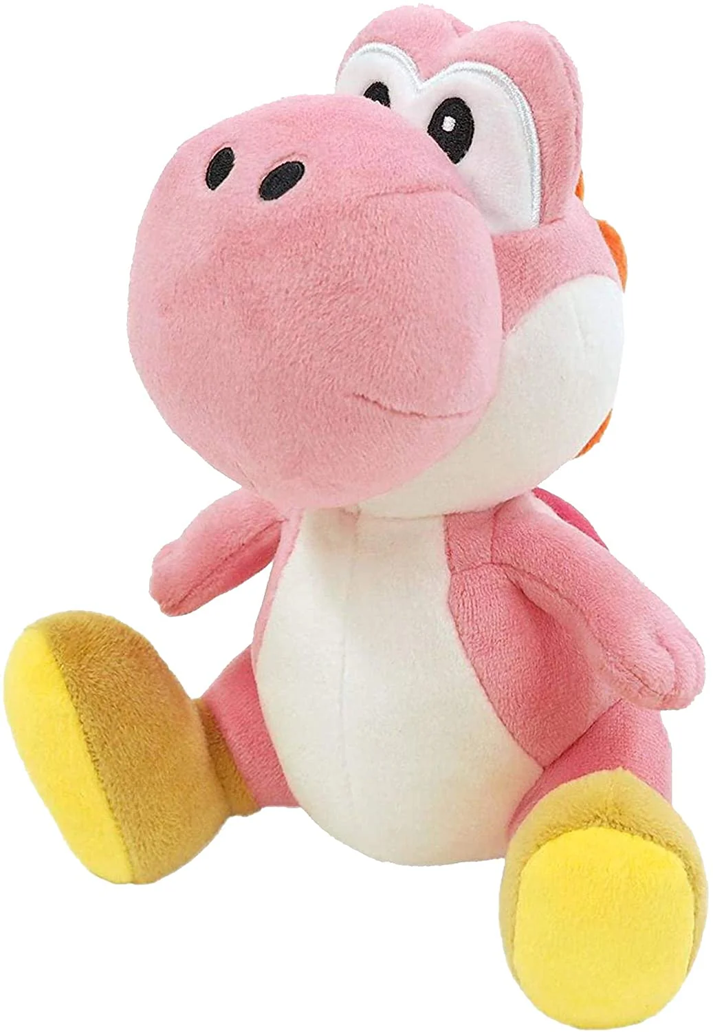 Nintendo Super Mario All Star Collection Pink Yoshi Plush, 7" - Image 1