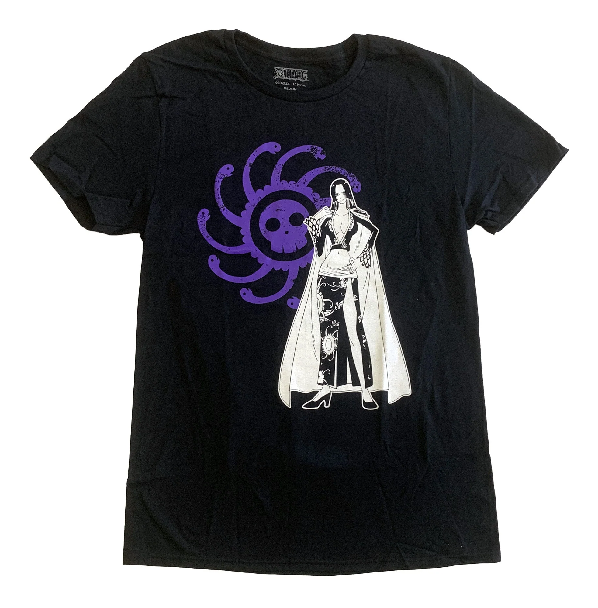 One Piece Boa Hancock With Emblem Anime Adult T-Shirt - Image 1