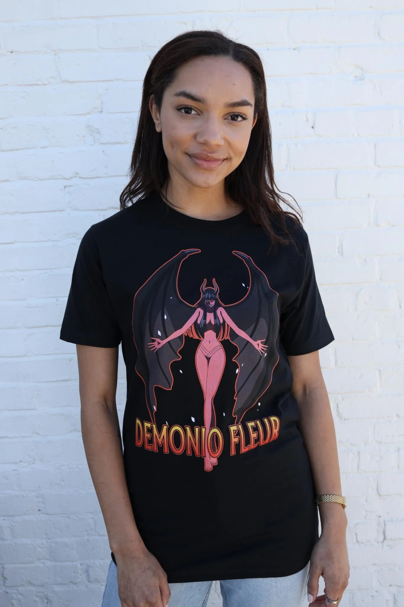 One Piece Demon Nico Robin Demonio Fleur Officially Licensed Men's Short Sleeve T-Shirt - Image 2