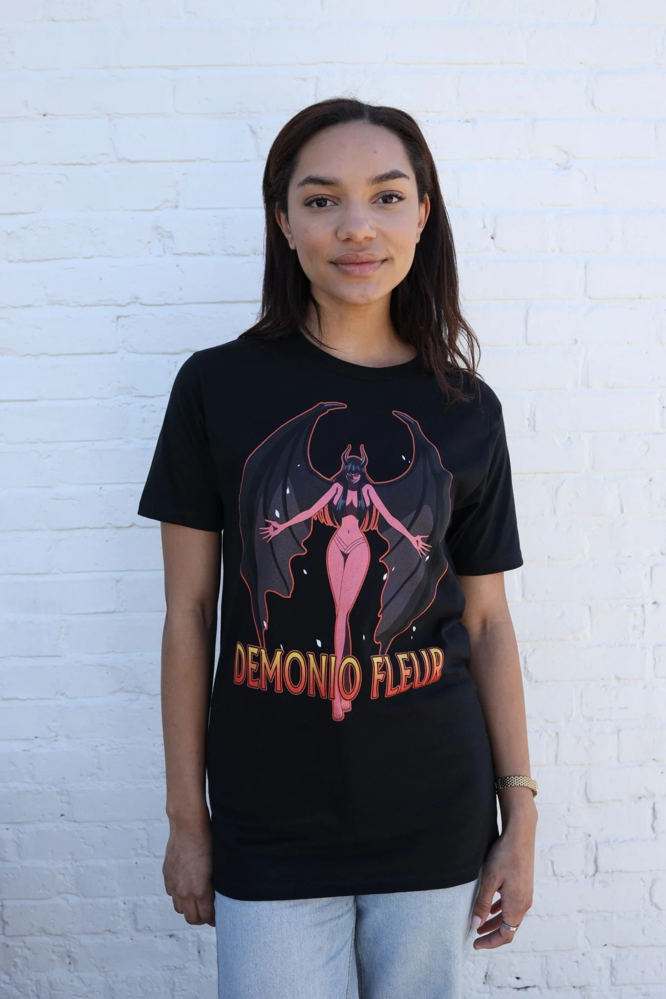 One Piece Demon Nico Robin Demonio Fleur Officially Licensed Men's Short Sleeve T-Shirt - Image 3