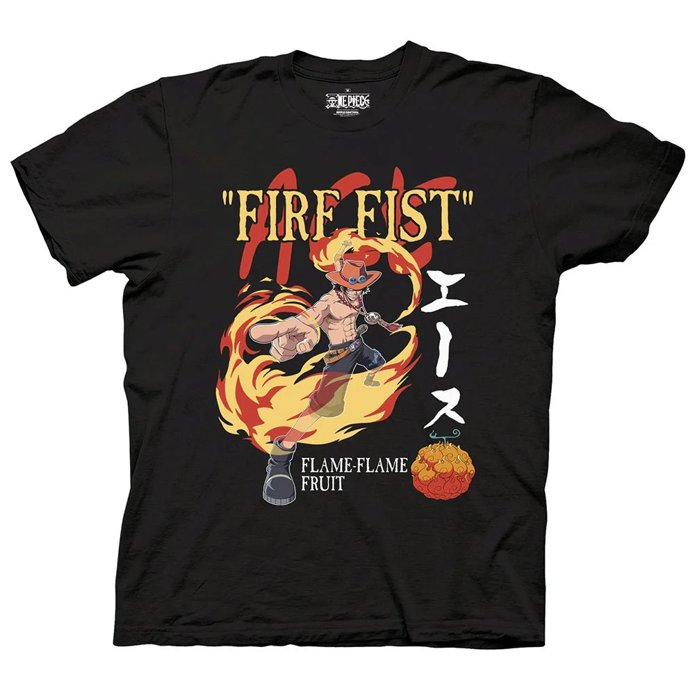 One Piece Fire Fist Ace Limited Color Adult T-Shirt - Image 1