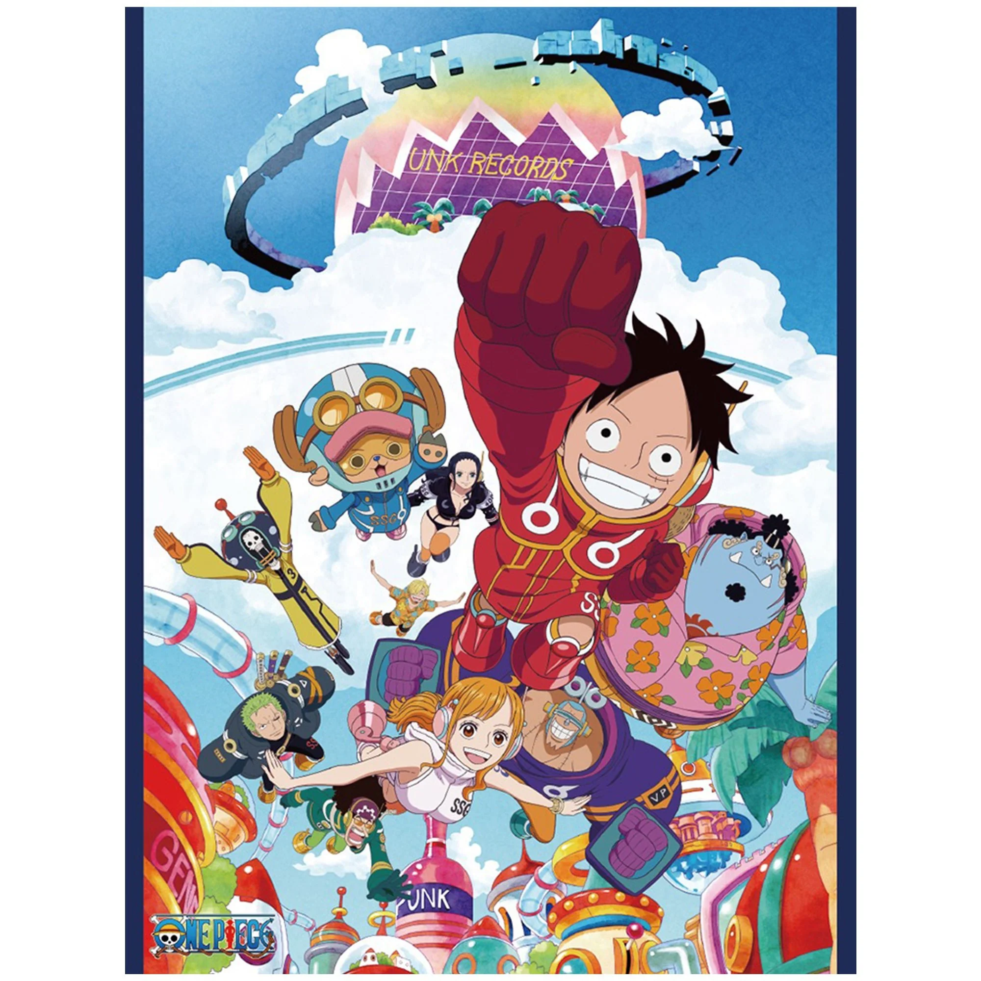 One Piece - Future Island Egghead Group Characters Throw Blanket 46 x 60 inches - Image 2