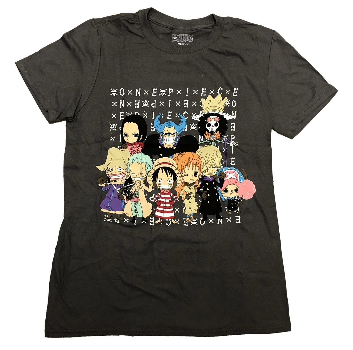 One Piece Group SD Anime Adult T-Shirt - Image 1