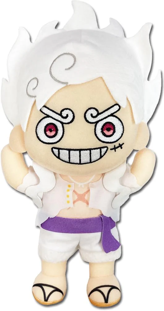 One Piece - Luffy Gear 5 Plush 8" Great Eastern Entertainment - Image 1
