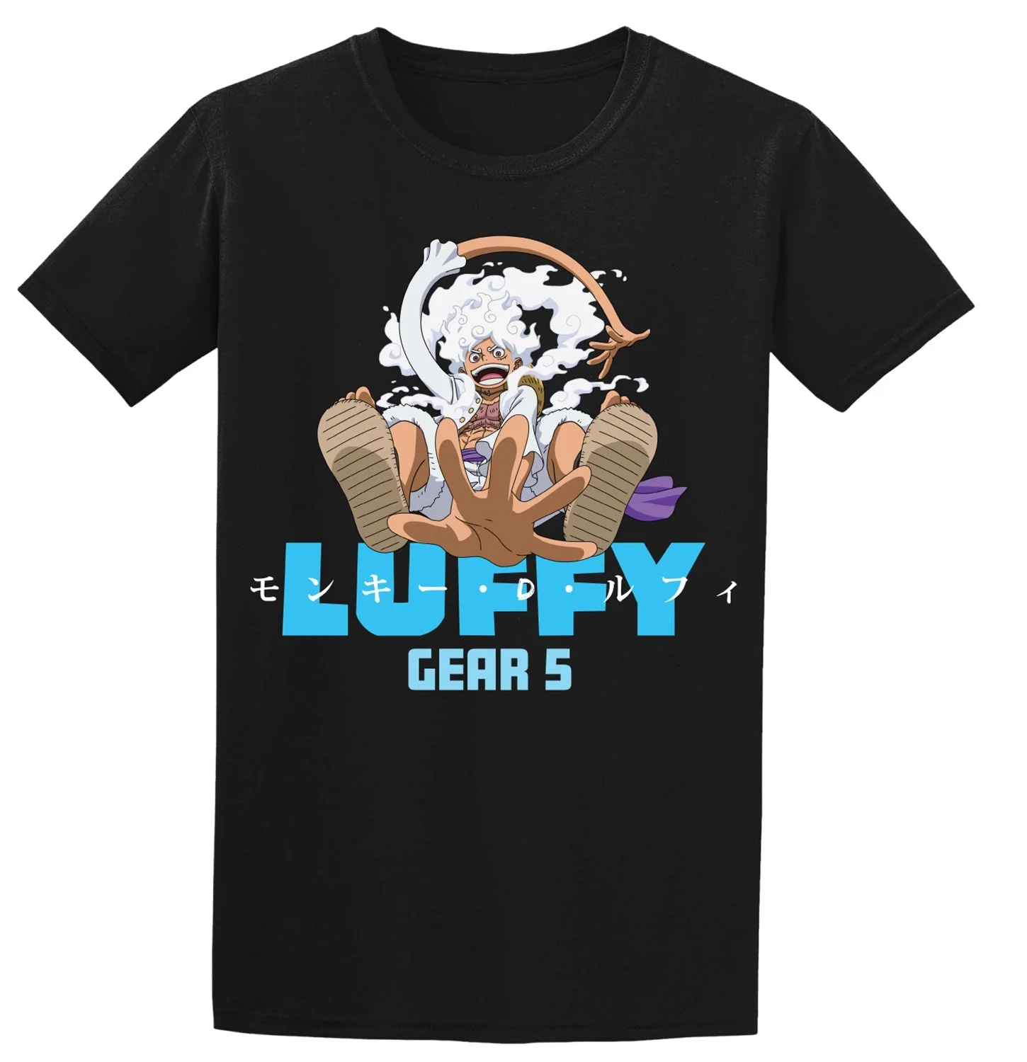 One Piece - Monkey D. Luffy 5 Gear Kanji - Men's Adult T-Shirt - Image 1