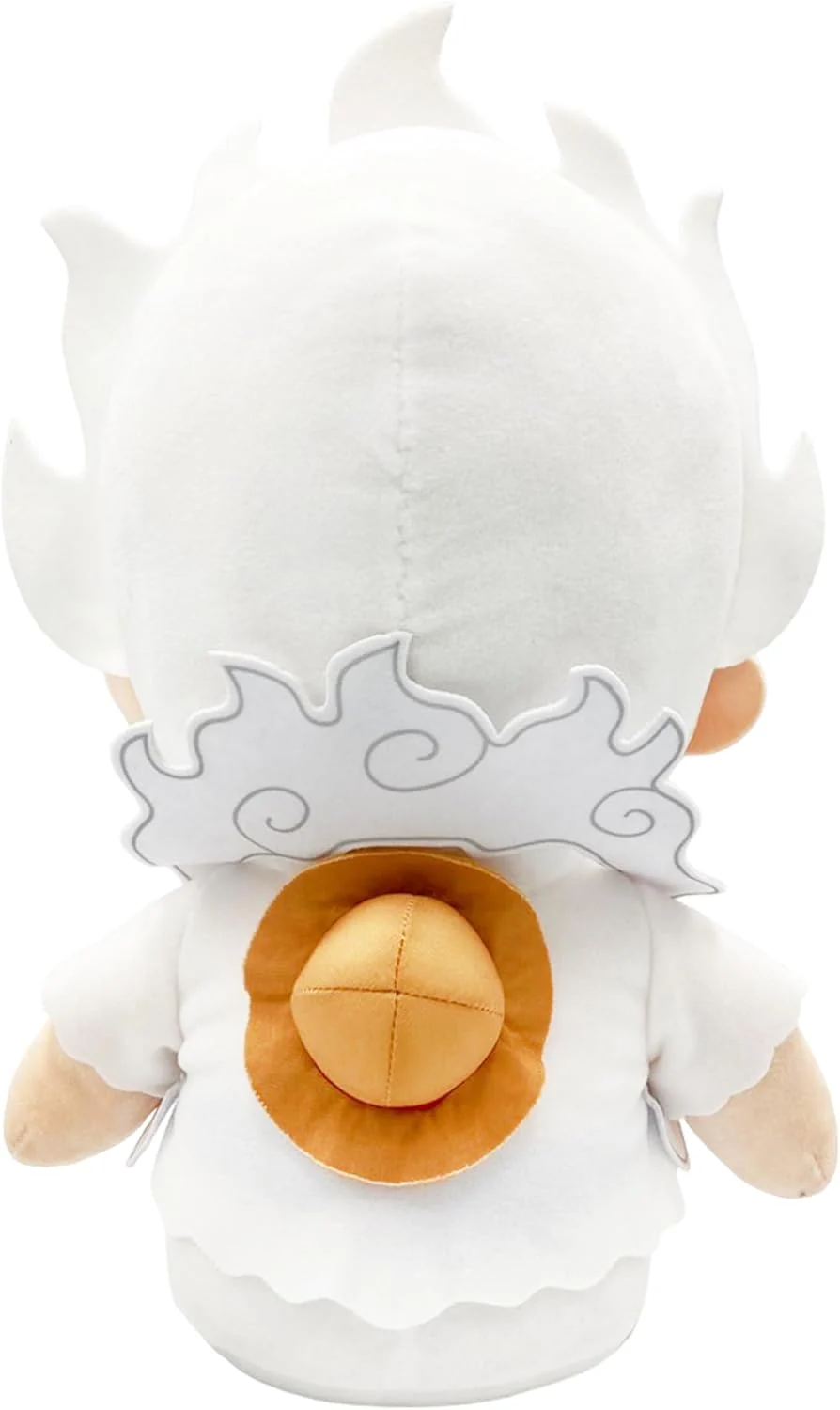 One Piece - Monkey D. Luffy Gear 5 Grin Sitting Pose Plush 12" - Great Eastern Entertainment - Image 3