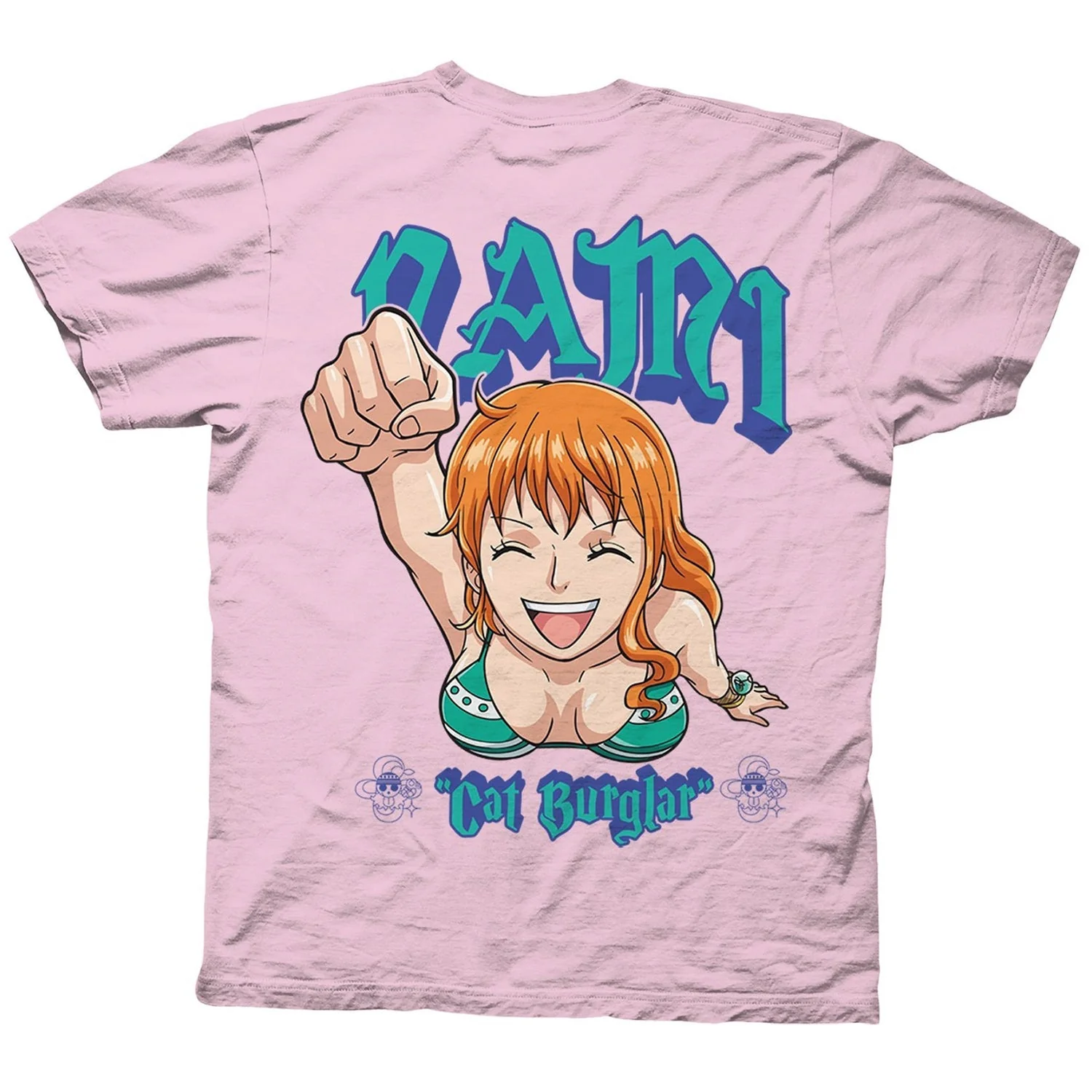 One Piece Nami Cat Burglar With Back Print Officially Licensed Adult T-Shirt - Image 3