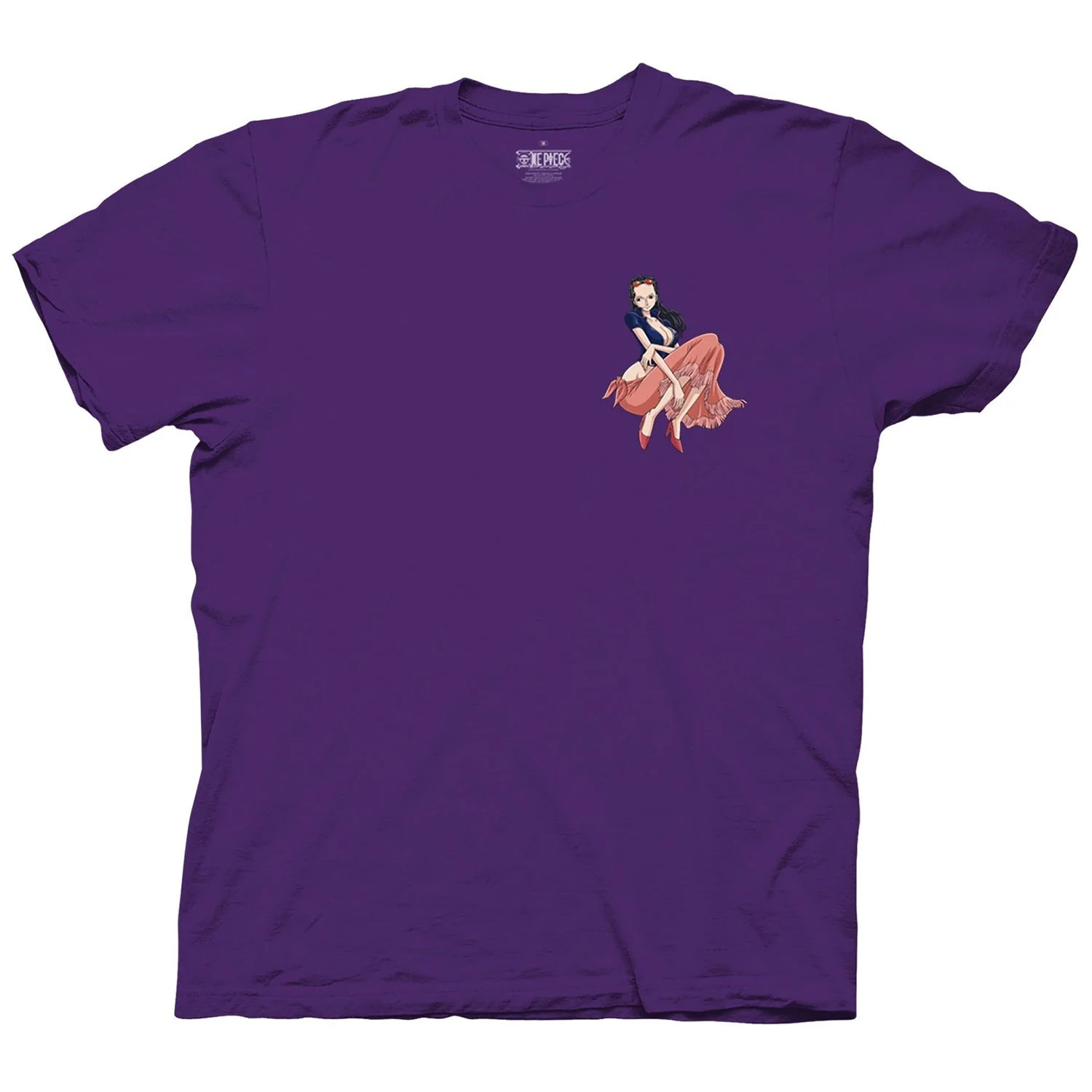 One Piece Robin Devil Child With Back Print Officially Licensed Adult T-Shirt - Image 1