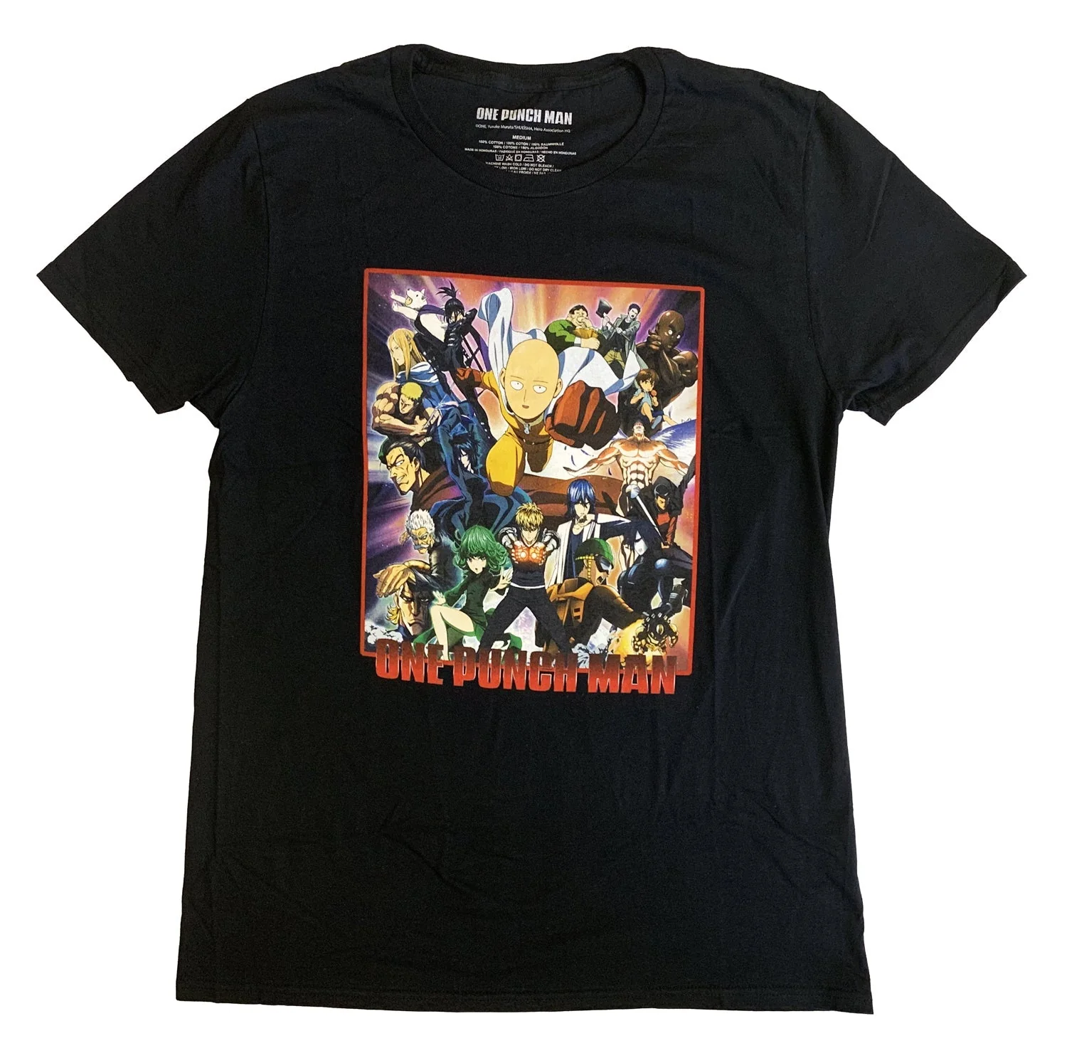 One Punch Man Group Adult T-Shirt - Image 1