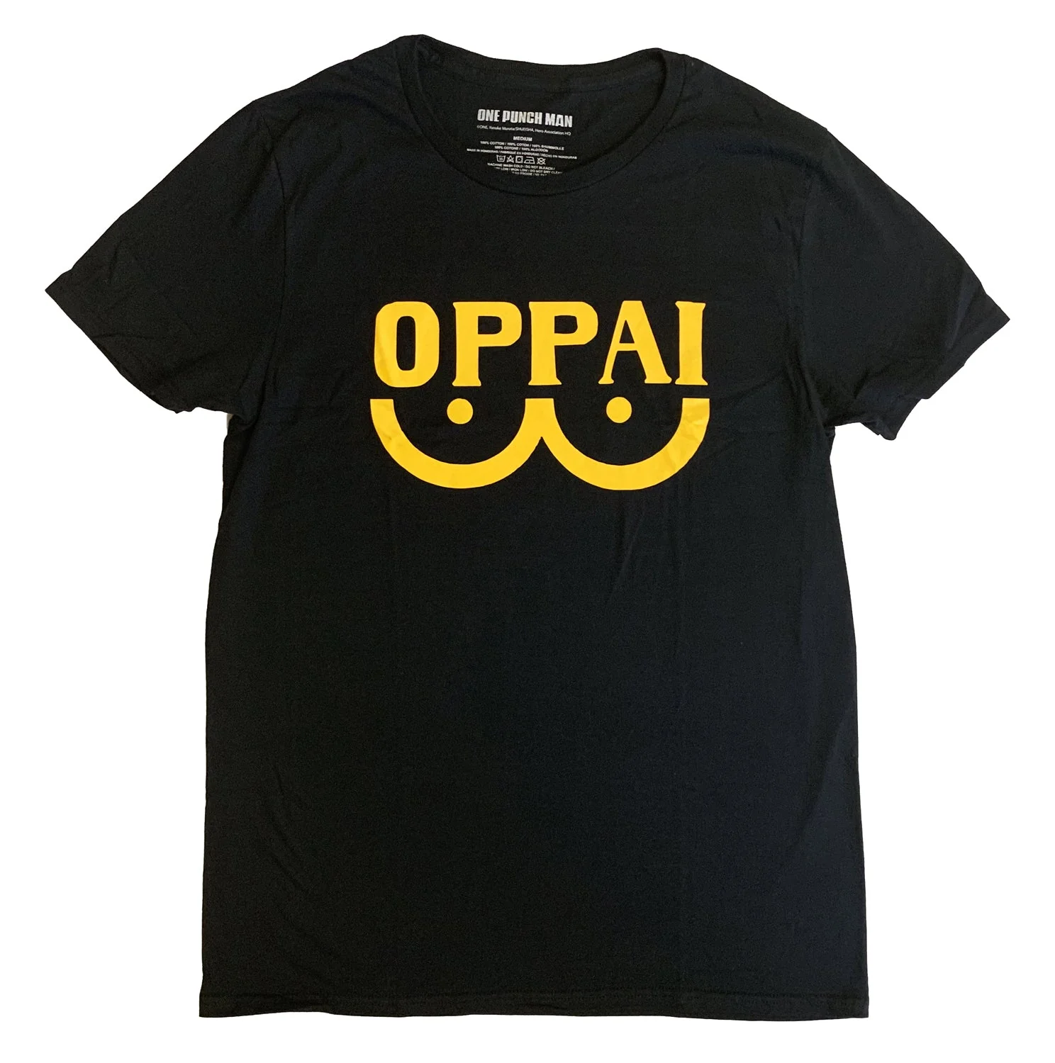 One Punch Man Oppai Adult T-Shirt - Image 1
