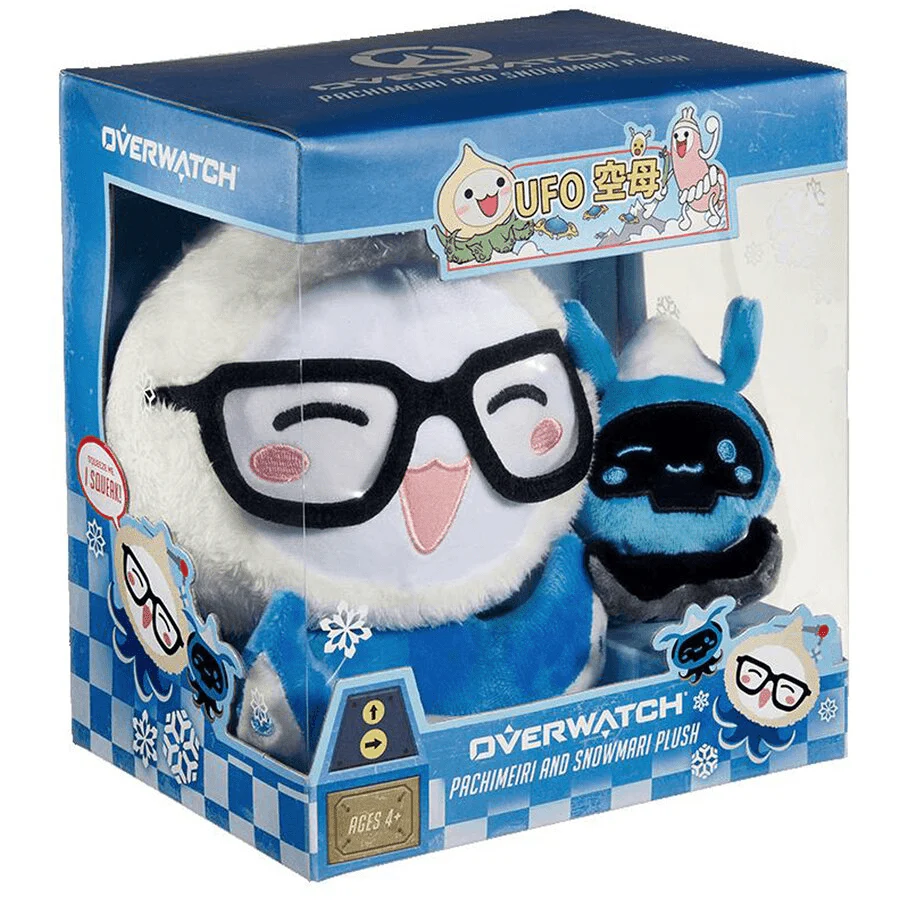 Overwatch Pachimeiri & Snowmari UFO Plush Doll Blizzard - Image 1