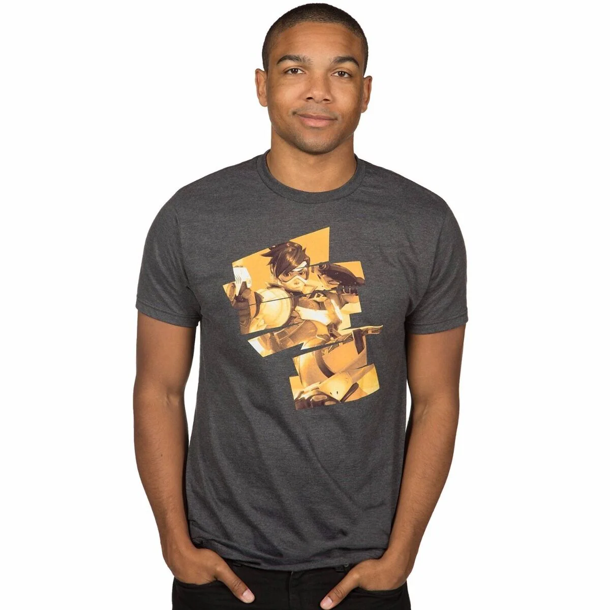 Overwatch Tracer Cheers, Love! Adult T-Shirt - Image 1