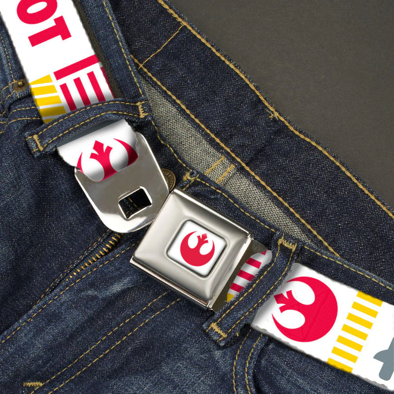 Star Wars Rebel Alliance Insignia Full Color Seatbelt Belt - Image 2