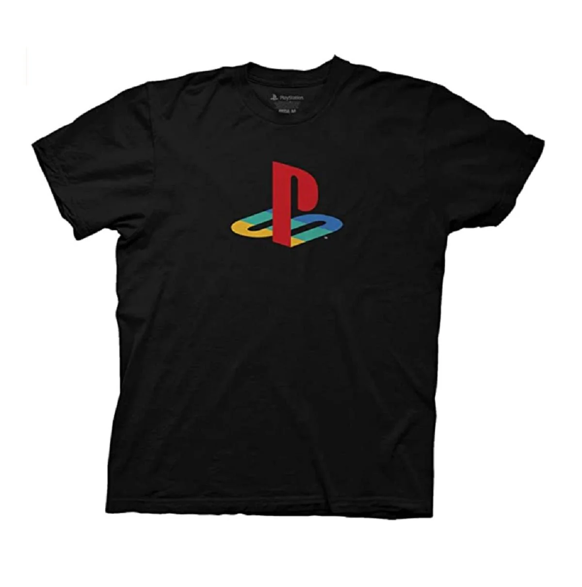 Playstation Sony Playstation Logo Gamer Adult T-Shirt - Image 1