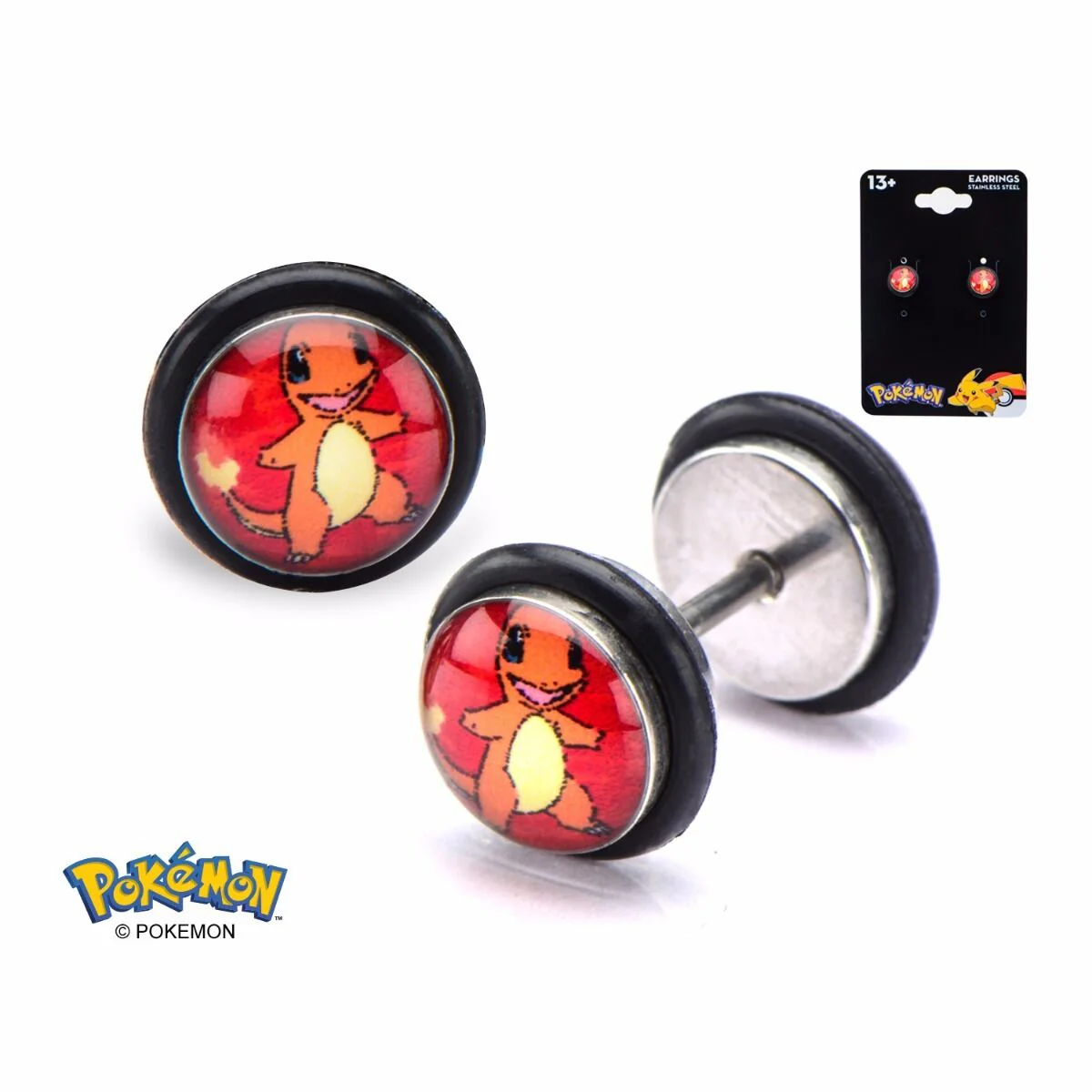 Pokemon Charmander 18G Faux Plug - Image 1