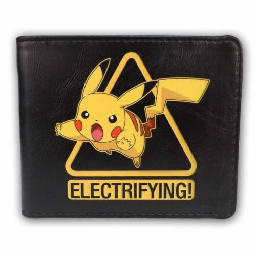 Pokemon Pikachu Electrifying Poses Adult Bi-Fold Wallet - Image 1