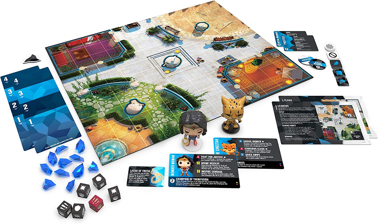 Funko Pop! Funkoverse Strategy Game: DC Comics #102 - Wonder Woman and The Cheetah 2-Pack - Image 3