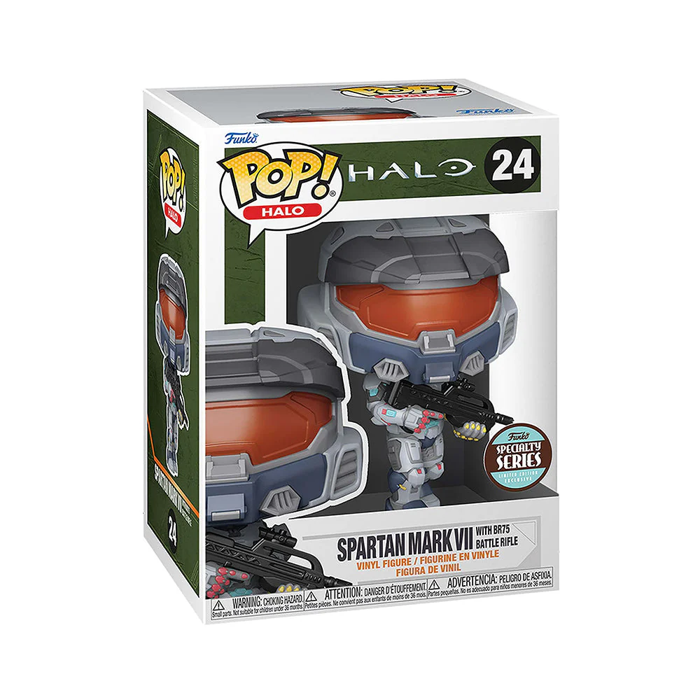 Funko Pop! Games: Halo Infinite - Spartan Mark VII with BR75 #24 Specialty Series Exclusive - Image 2