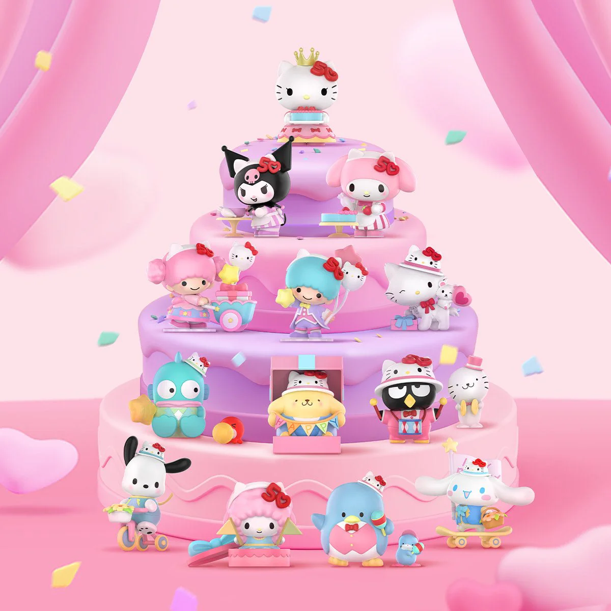 Pop Mart Sanrio Hello Kitty 50th Anniversary Series Blind Box - Image 1