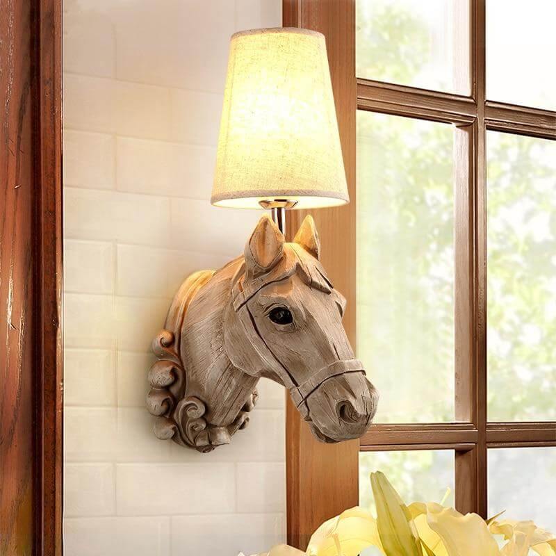 Nordic Horse Wall Lamp - Image 1