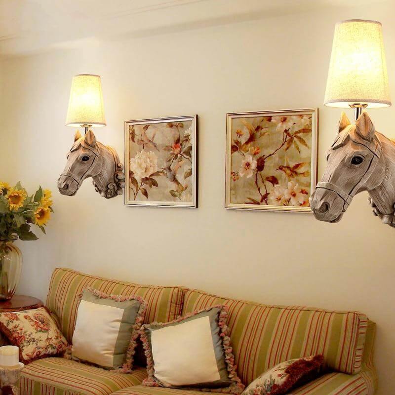 Nordic Horse Wall Lamp - Image 3