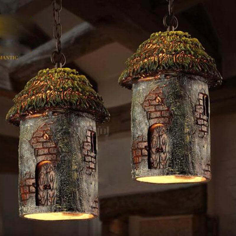 Retro Tree House Hanging Lamp - Image 1