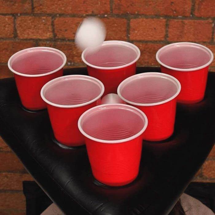 Inflatable Ping Pong Cup Holder Hats - Image 2